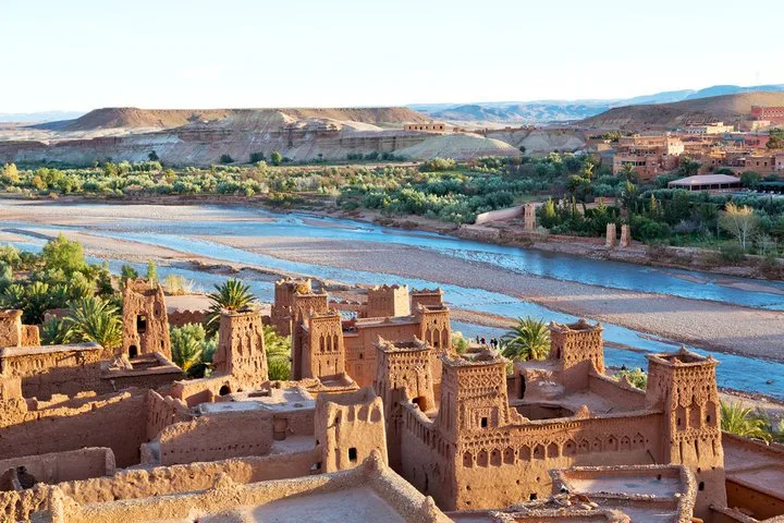 Step back in time at Ait Benhaddou, a UNESCO World Heritage site featuring ancient mud-brick kasbahs and stunning landscapes that have captivated filmmakers.